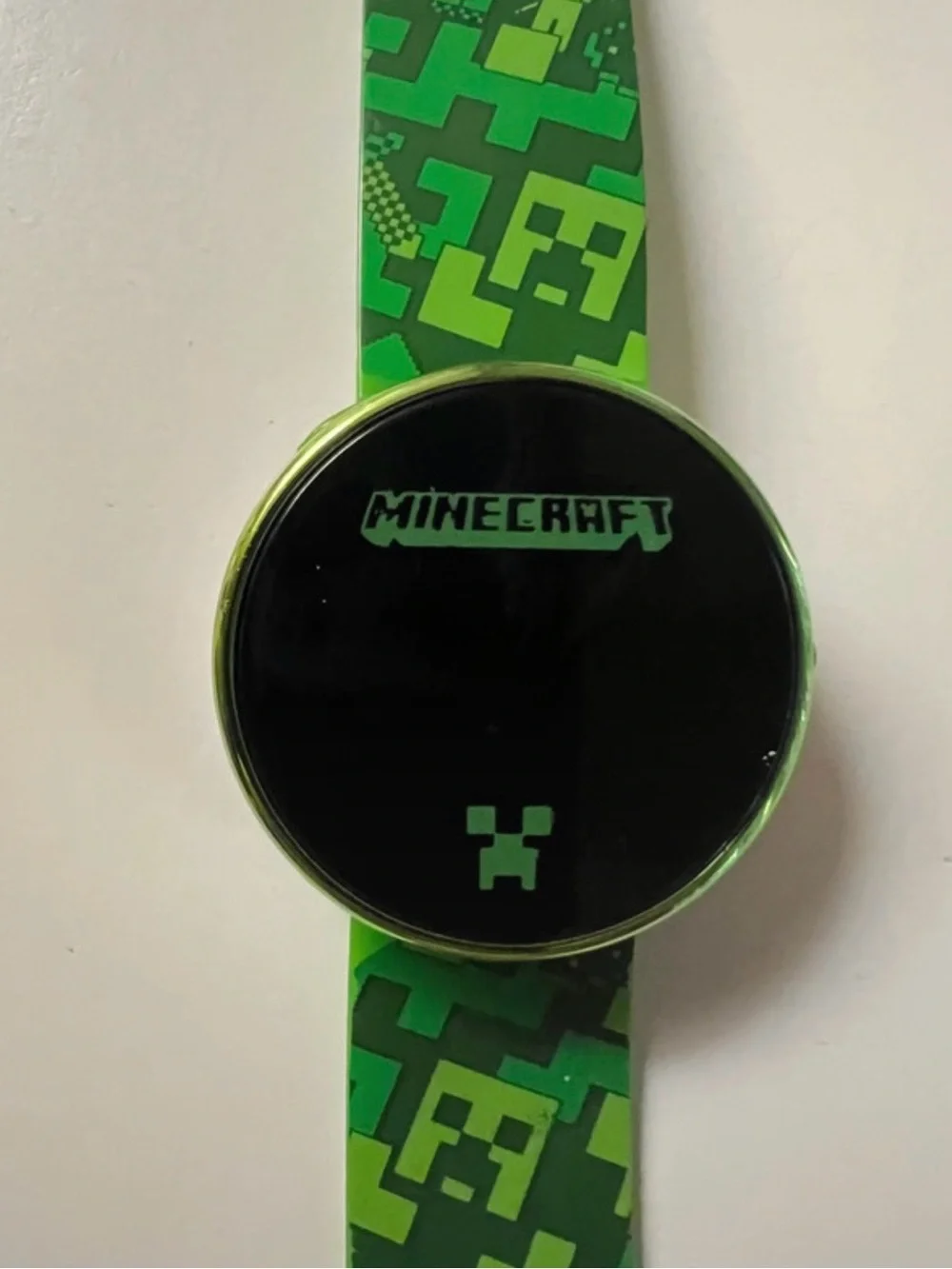 Minecraft Kids' Digital LED Watch in Green